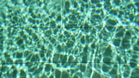 Swimming Pool with Sunlight Effect in Underwater Vídeos de archivo 194012250