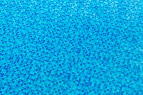 Swimming pool with tile texture surface Stock Photos