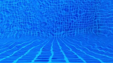 Swimming pool underwater - background Stock Footage 39085868
