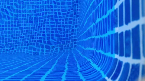 Swimming pool underwater - background Stock Footage 39089433