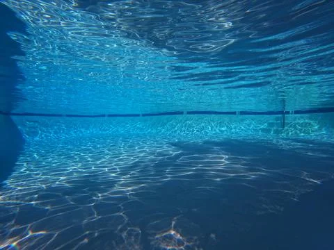 Swimming Pool Underwater View Stock Photos