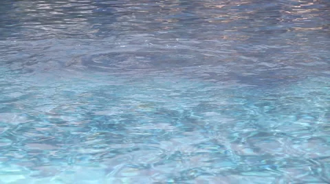 Swimming pool water Stock Footage 6931568