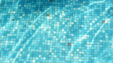 Swimming pool water Stock Footage 47870375