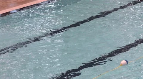 Swimming Pool Water Stock Footage 52196681