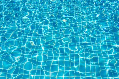 Swimming pool water Stock Photos