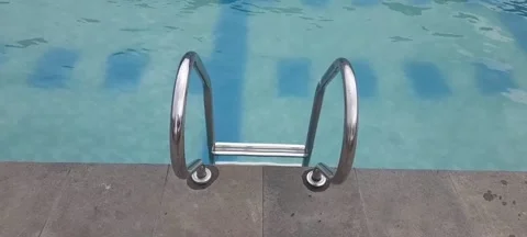 Swimming pool water ripple Stock Footage 221985047