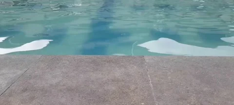 Swimming pool water ripple Stock Footage 221985055