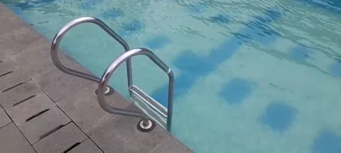 Swimming pool water ripple Stock Footage 221985059