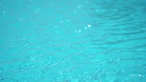 Swimming Pool Water from the Side Stock Footage 245427929