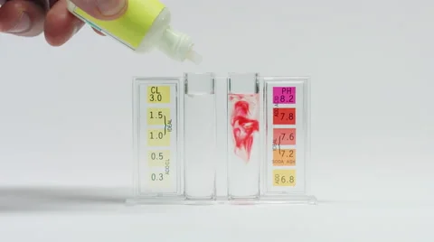Swimming pool water test Vidéo 68854020