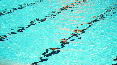 Swimming pool waves with refraction Background Stock Footage 44430356