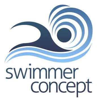 Swimming Swimmer Concept イラスト素材
