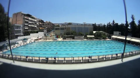 Swimming  time lapse Stock Footage 39908355