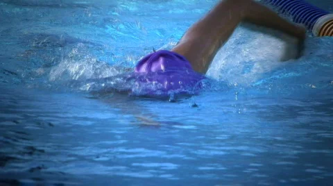 Swimming Training Stock Footage 667357