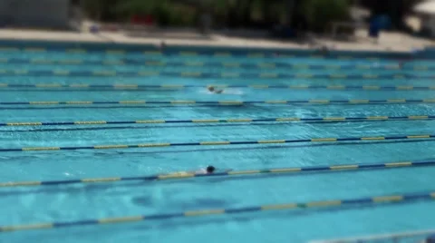 Swimming training Stock Footage 38503451