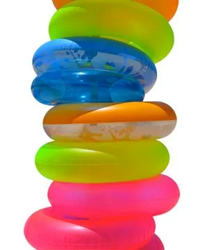 Swimming Tubes Stock-Fotos