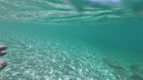 Swimming under water. Stock Footage 279082494