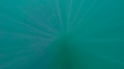 Swimming on water surface. Sun rays merge into one point in deep water Stock-Footage 137156630