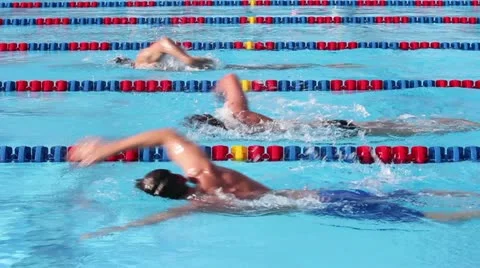 Swimming_002 库存影片 12335358