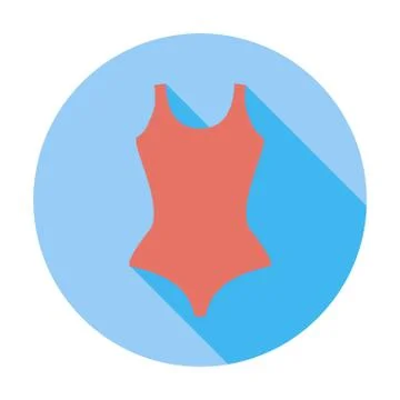Swimsuit icon. Stock Illustration