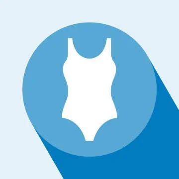 Swimsuit Icon Illustrazione stock