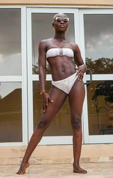 Swimsuit model Stock Photos