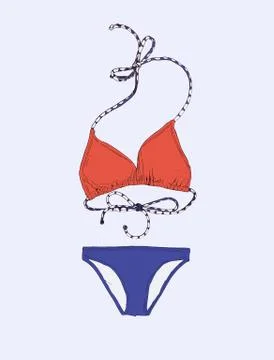 Swimware vector. Stock Illustration