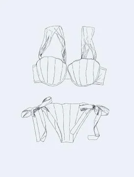 Swimware vector. Stock Illustration