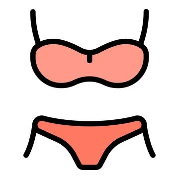 Swimwear icon vector flat Stock Illustration