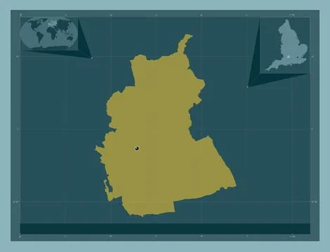Swindon, England - Great Britain. Solid color shape Stock Illustration
