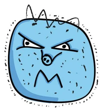 Swine flu virus Stock Illustration