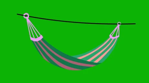 Swing Animation on Green Screen – Playground Motion Видео 314919343