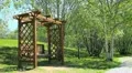 Swing bench in the park HD Footage