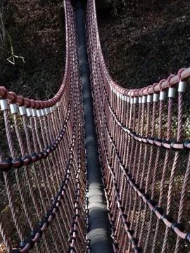 Swing bridge Stock Photos