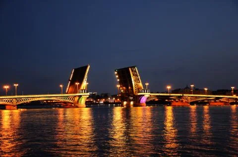 Swing bridge Stock Photos
