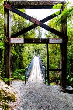 A Swing Bridge Stock Photos