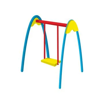 Swing cartoon icon Stock Illustration