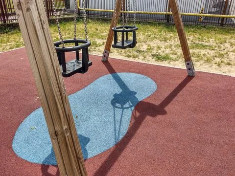 Swing for children in the park Photos