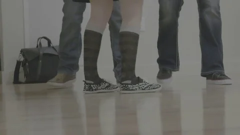 Swing Dancing Feet10 Video stock 75246056