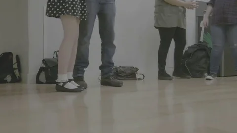 Swing Dancing Feet6 Video stock 75246039