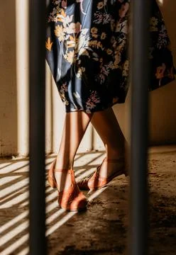 Swing Dancing in the sun rays 스톡 사진