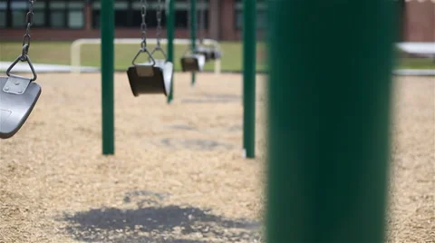 Swing Fast School Background Selective Focus Stock Footage 57720157