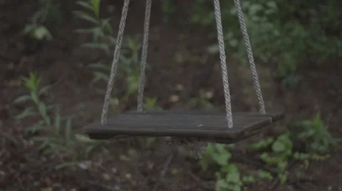 SWING IN THE GARDEN Stock Footage 68906778