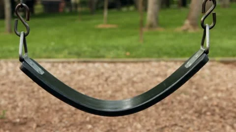Swing going back and forth Stock Footage 12014040