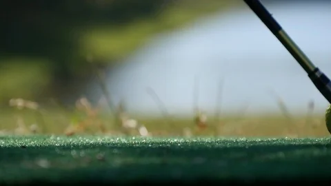 Swing golf close up Stock Footage 91786609