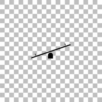 Swing icon flat Stock Illustration