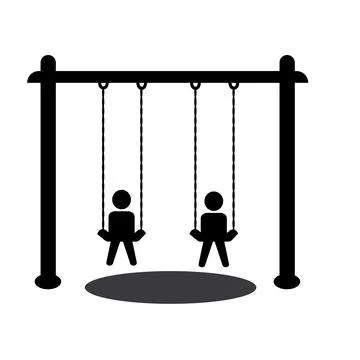 Swing icon Stock Illustration