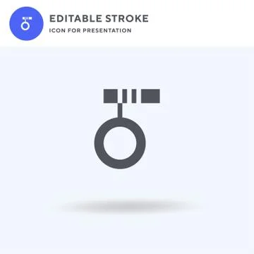 Swing icon vector, filled flat sign, solid pictogram isolated on white, logo  库存插图