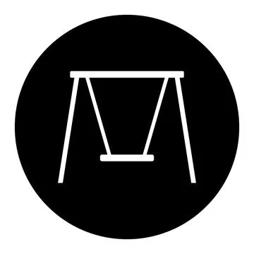 Swing icon vector Stock Illustration