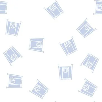 Swing kindergarten glyph seamless pattern Stock Illustration